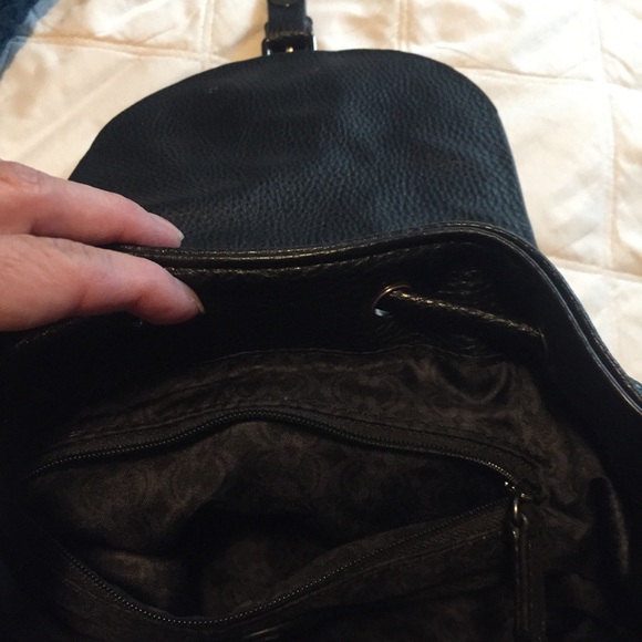 Charming Charlie’s black and silver mini backpack - Picture 9 of 11